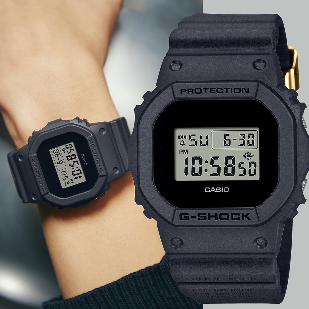 CASIO 卡西歐 G-SHOCK 40周年全黑限量版手錶 DWE-5657RE-1 | G-SHOCK | Yahoo奇摩購物中心