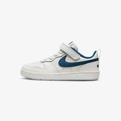 NIKE COURT BOROUGH LOW 2 SE (PSV) 中大童休閒鞋- 白藍 -DQ5980100