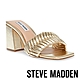 STEVE MADDEN-BANKROLL 魚骨辮帶涼跟鞋-金色 product thumbnail 1