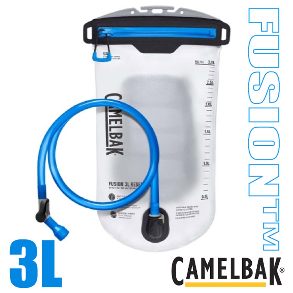 CAMELBAK  FUSION 3L 輕量拉鍊式快拆水袋.吸管水袋.防水拉鍊