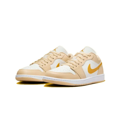 【NIKE 耐吉】休閒鞋 AIR JORDAN 1 LOW W TEAM GOLD 黃油 女款 男段 DC0774-170