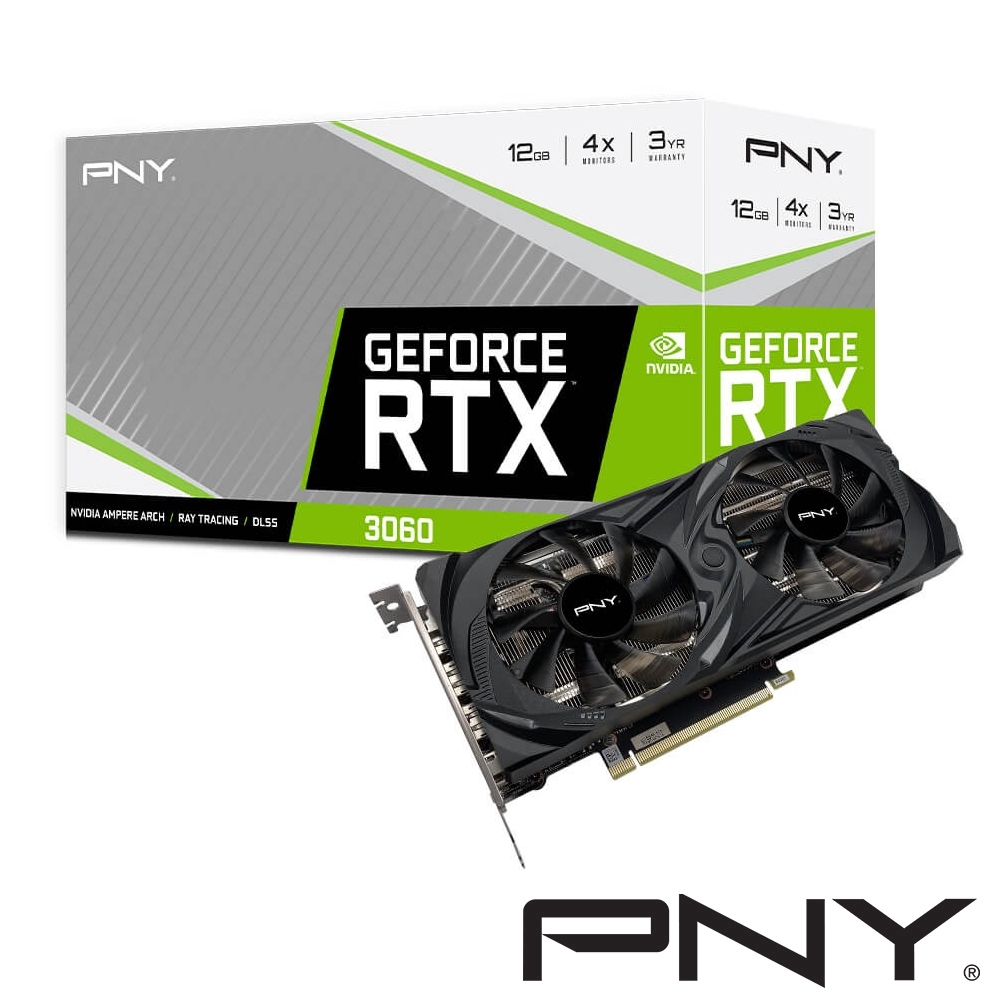 PNY GeForce RTX 3060 12G 顯示卡| RTX 30系列| Yahoo奇摩購物中心