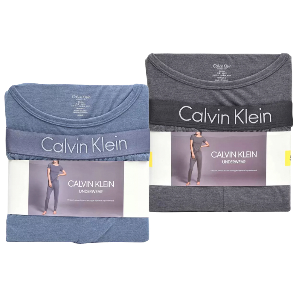 Calvin Klein 舒適居家服成套組 短袖上衣長褲