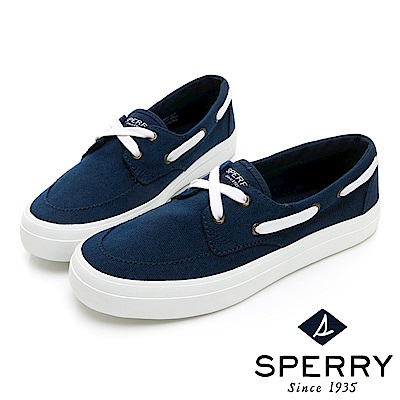 SPERRY CREST BOAT 輕量厚底帆船鞋(女)-深藍