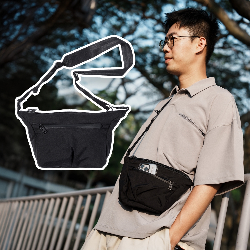 F CE 側背包 FR CORDURA INVERTED TRAPEZIUM POUCH 黑 抗撕裂 斜背包 FFR36241B0001BLA