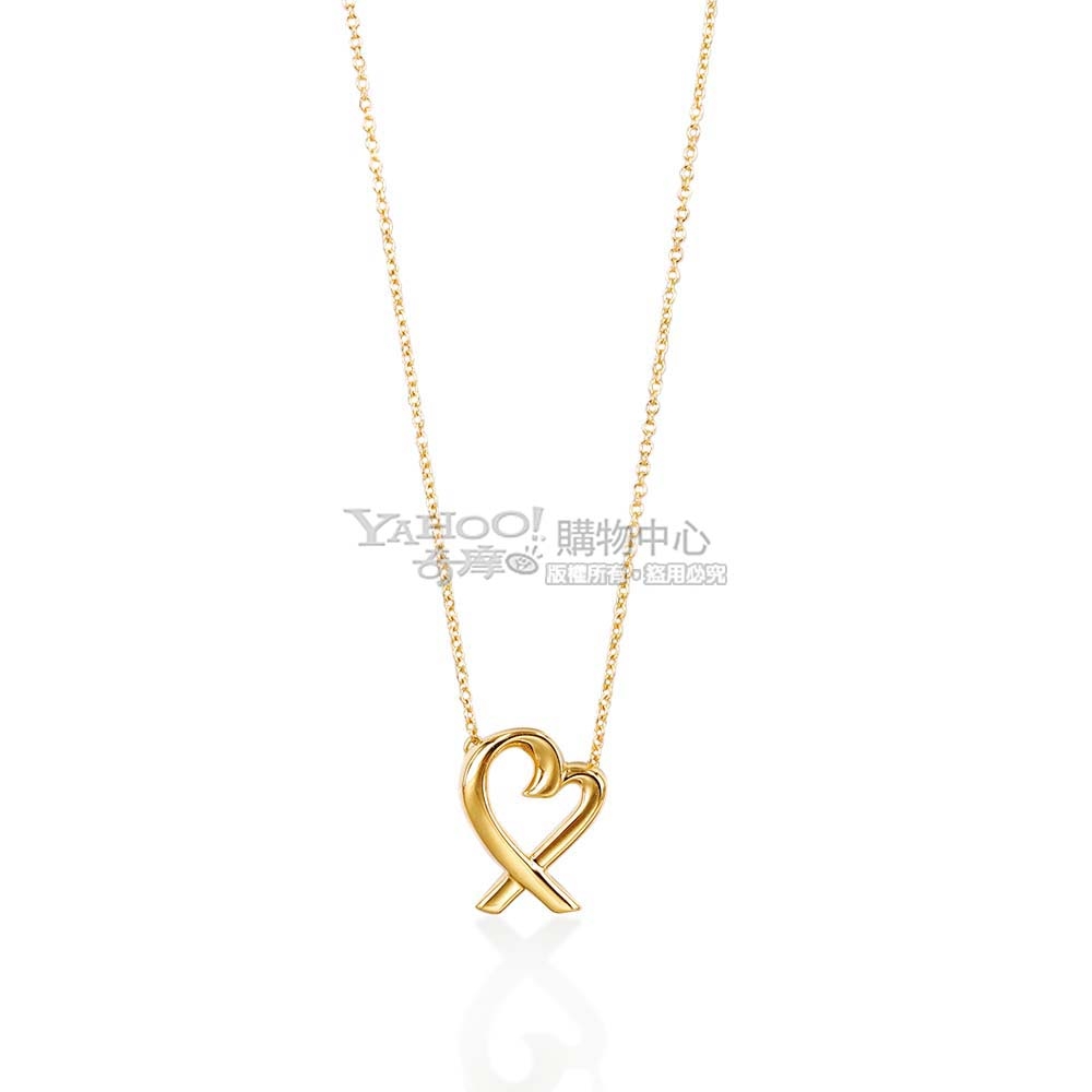 Tiffany&Co. Loving Heart 18K黃金項鍊