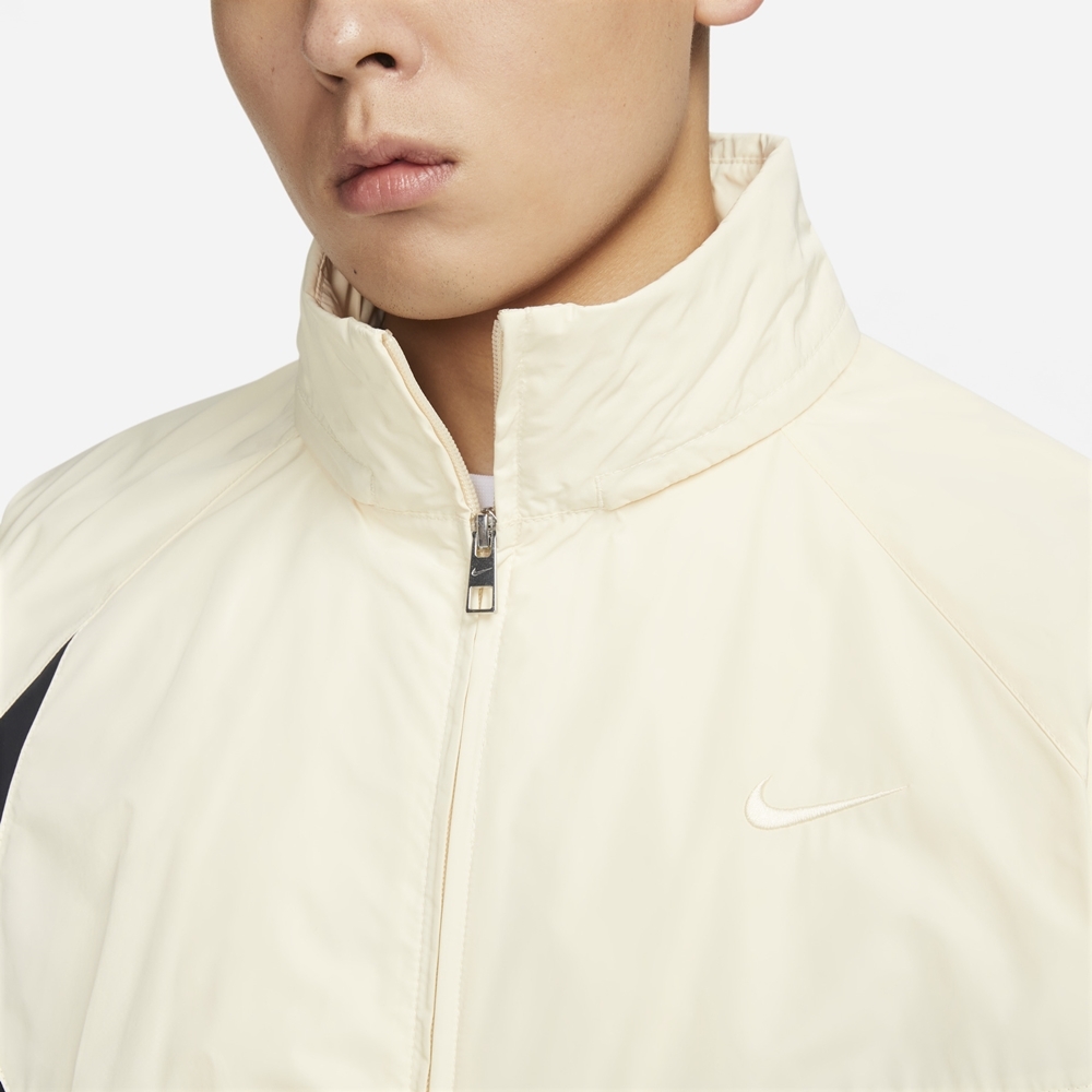 NIKE AS M NK SWOOSH WVN JKT 男運動外套-米黑色-FB7878113 | NIKE