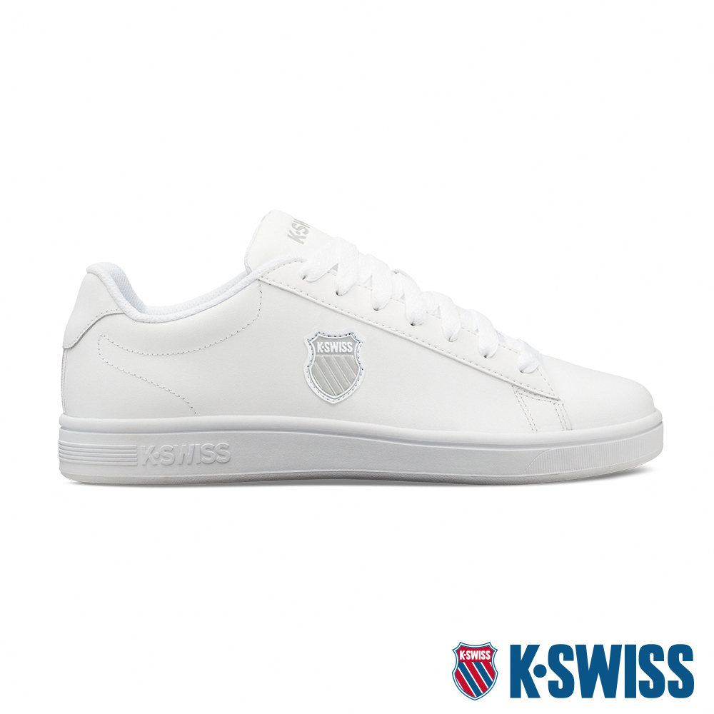 K-SWISS Court Shield時尚運動鞋-男-白