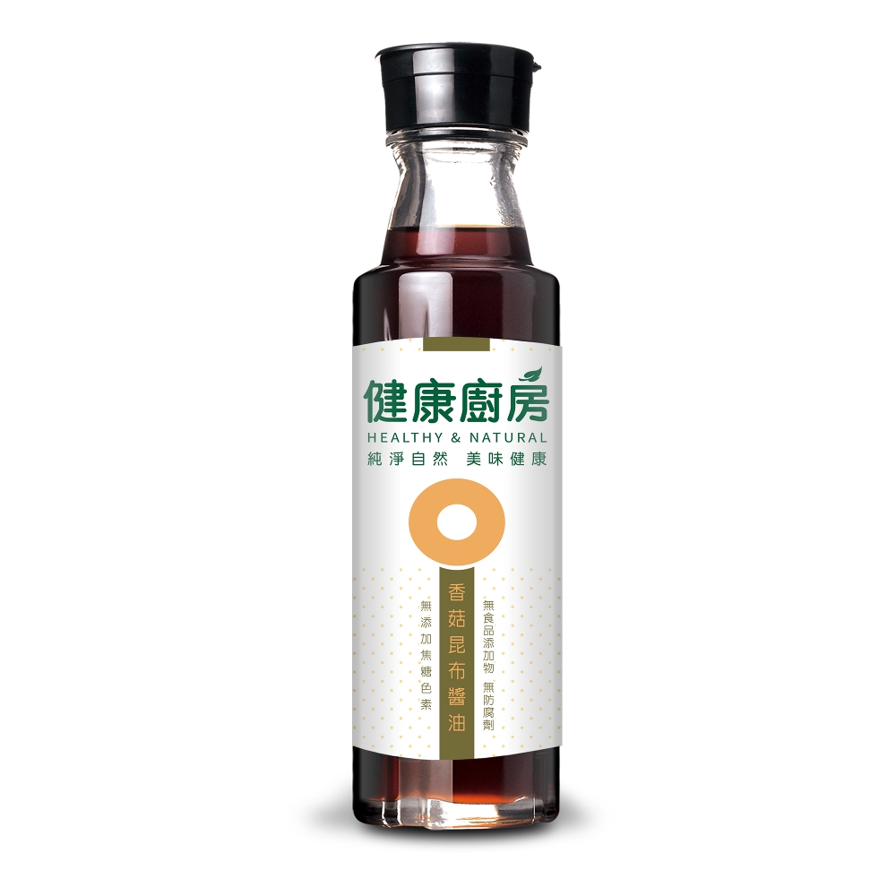 健康廚房 香菇昆布醬油(300ml)