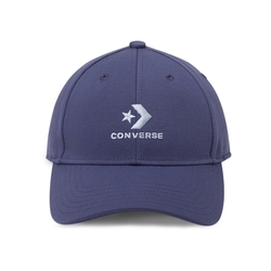 CONVERSE LOCKUP BASEBALL CAP 休閒帽 棒球帽 男帽 女帽 藍色_10022130-A13