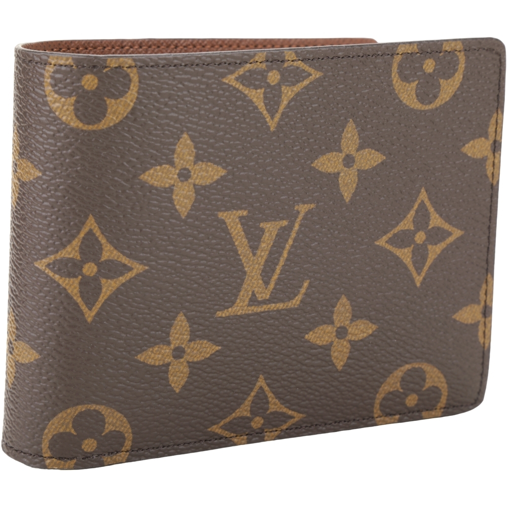 Louis Vuitton Monogram Eclipse Bifold Wallet Marco M62545 Men'