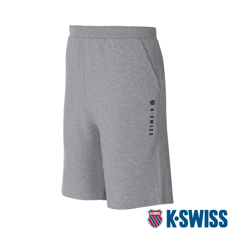 K-SWISS Sweat  Shorts棉質短褲-男-灰