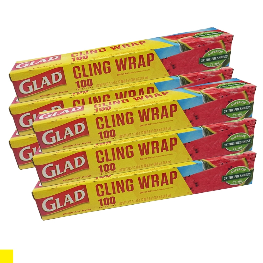 GLAD GLING WRAP 保鮮膜 食物 水果 保鮮 分裝 6入組