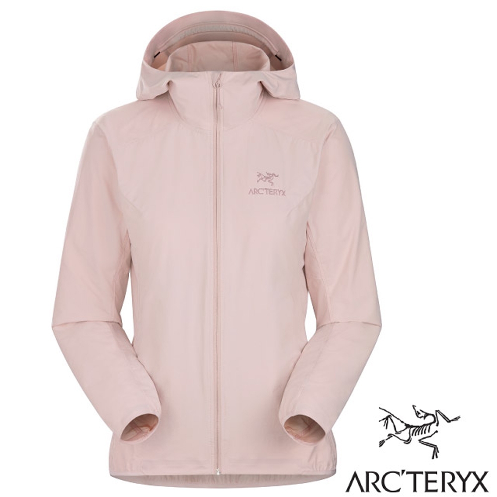 ARCTERYX 始祖鳥 女 Gamma SL 超輕4D彈性薄軟殼耐磨連帽防風外套/大衣夾克_沙漠粉