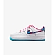 NIKE AIR FORCE 1 (GS) 大童男女 運動休閒鞋-白粉藍-DZ4883100 product thumbnail 1