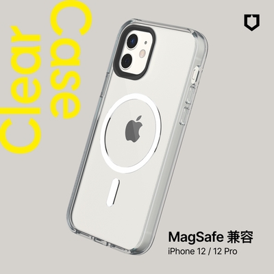 犀牛盾 iPhone 12/12 Pro (6.1吋) Clear (MagSafe兼容)超強磁吸透明防摔手機殼