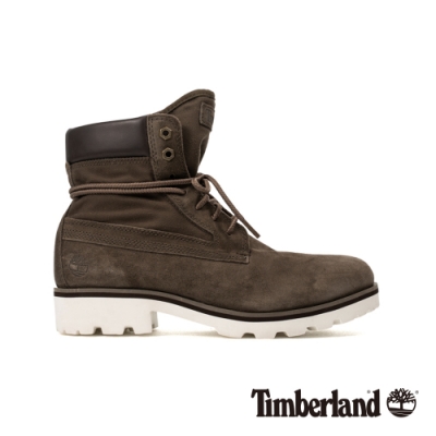 Timberland 男款橄欖色絨面革6吋靴|A284K