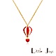 Little Joys 原創設計品牌 Heart Balloon紅白設計項鍊 925銀鍍金 product thumbnail 1