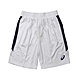 Asics 短褲 Basketball Shorts 男款 亞瑟士 鬆緊褲頭 抽繩 網布 膝上 運動 白 藍 K3204401 product thumbnail 1