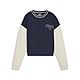 PUMA 基本系列Puma Squad 女長袖上衣-藍白-67789814 product thumbnail 1