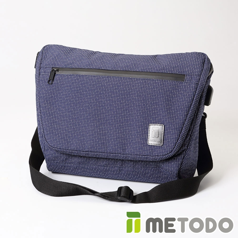 【METODO防盜包】Messenger Bag 不怕割郵差包TSL-402星空藍/耐磨防潑水/旅遊包/休閒包