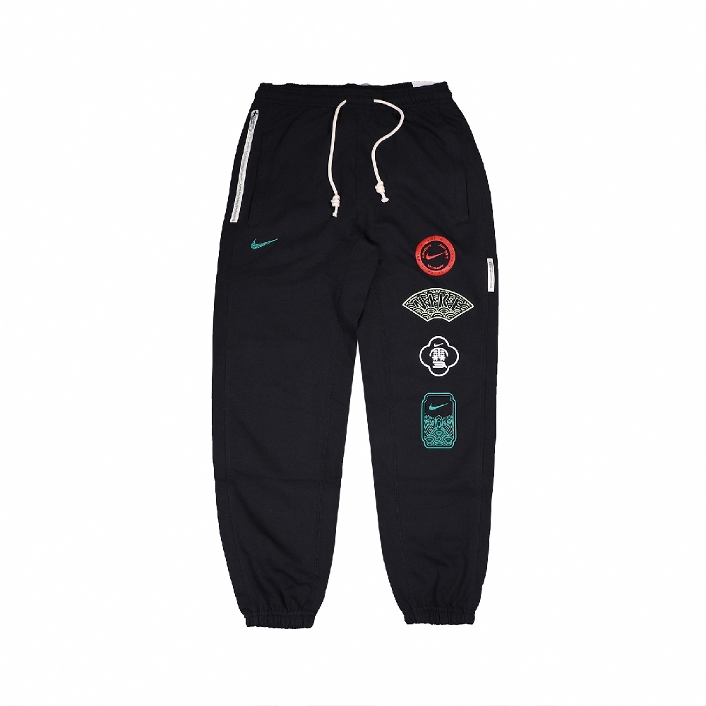 Nike 長褲 Basketball Pants 運動 男款 新年 吸濕排汗 口袋 穿搭 抽繩 黑 彩 DR6405-010