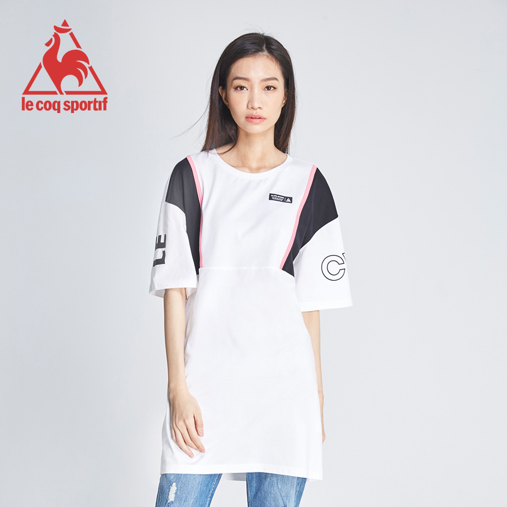 le coq sportif 法國公雞牌COQ系列潮流長版連身裙 女-白