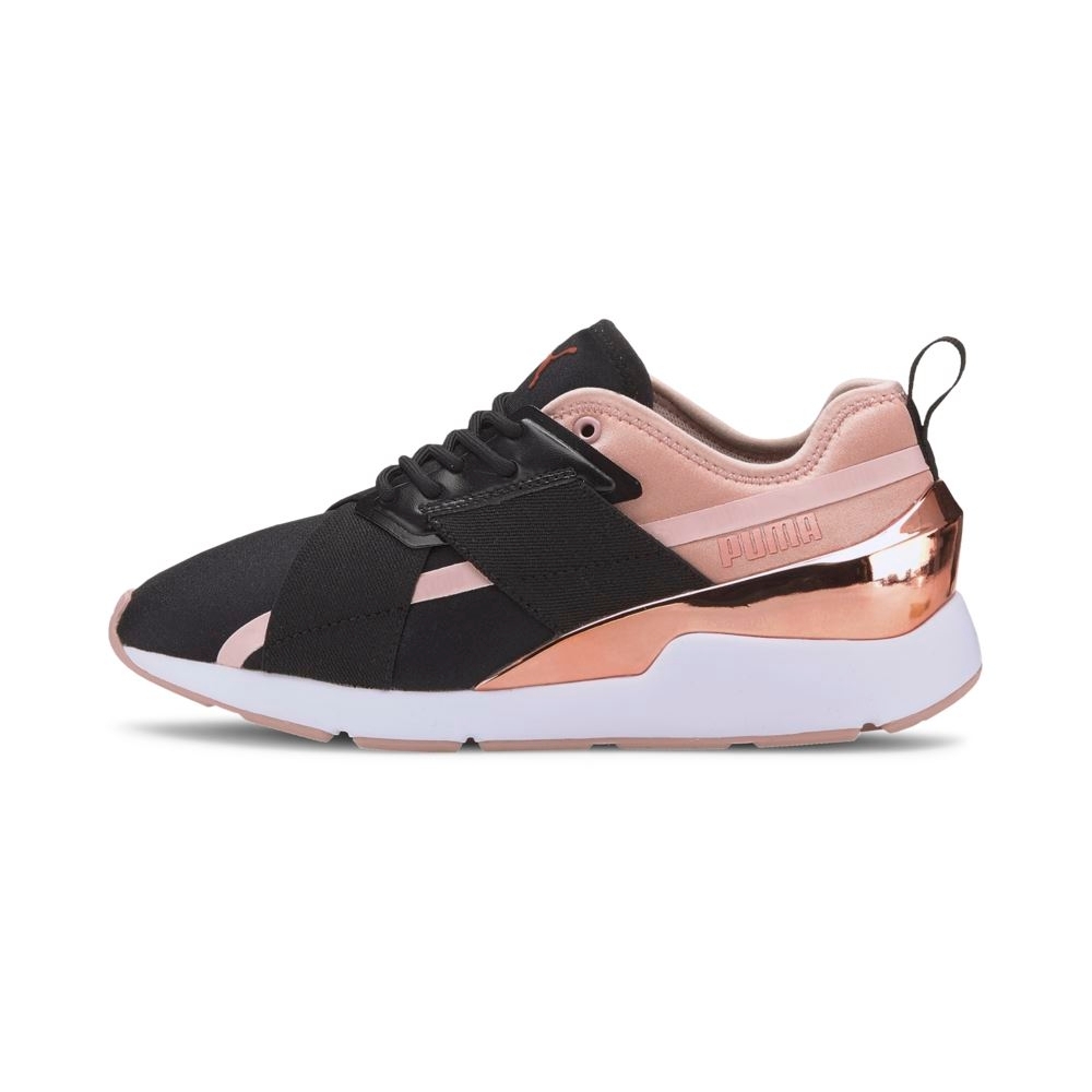 PUMA Muse X-2 Metallic Wns 女 休閒鞋 黑粉-37083809