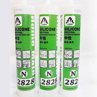 N2828 ( 5支 ) 中性矽力康 Silicone 300ml (透明、淺灰、白色)