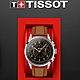 TISSOT 天梭官方授權 TELEMETER 1938 復刻計時機械腕錶T1424621605200 product thumbnail 1