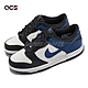 Nike 休閒鞋 Dunk Low GS 女鞋 大童鞋 白 黑 藍 Industrial Blue 經典 DH9765-104 product thumbnail 1