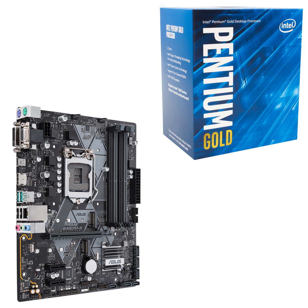 【雅虎價】Intel G5400 +華碩 PRIME B360M-A 主機板