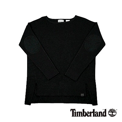 Timberland 女款黑色平口長袖上衣|B2706