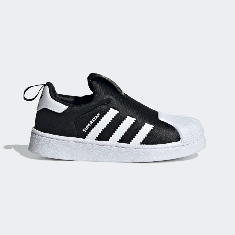 Adidas Superstar 360 C GX3231 中童 休閒鞋 經典 Originals 套穿式 白黑金