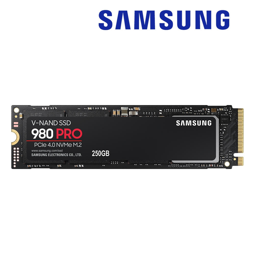 SAMSUNG 三星 980 PRO 250GB NVMe M.2 2280 PCIe 固態硬碟 (MZ-V8P250BW)