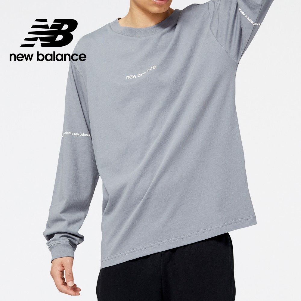 [New Balance]長袖上衣_男性_灰色_MT23518GNM