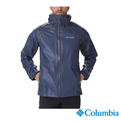 Columbia 哥倫比亞 男款-鈦 OutDry 零滲透防水外套-深藍 UWE09360NY