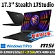 msi微星 Stealth 17Studio A13VH-078TW 17.3吋電競筆電(i9-13900H/32G/1T SSD+1T SSD/RTX4080-12G/Win11Pro-雙碟特仕版) product thumbnail 1