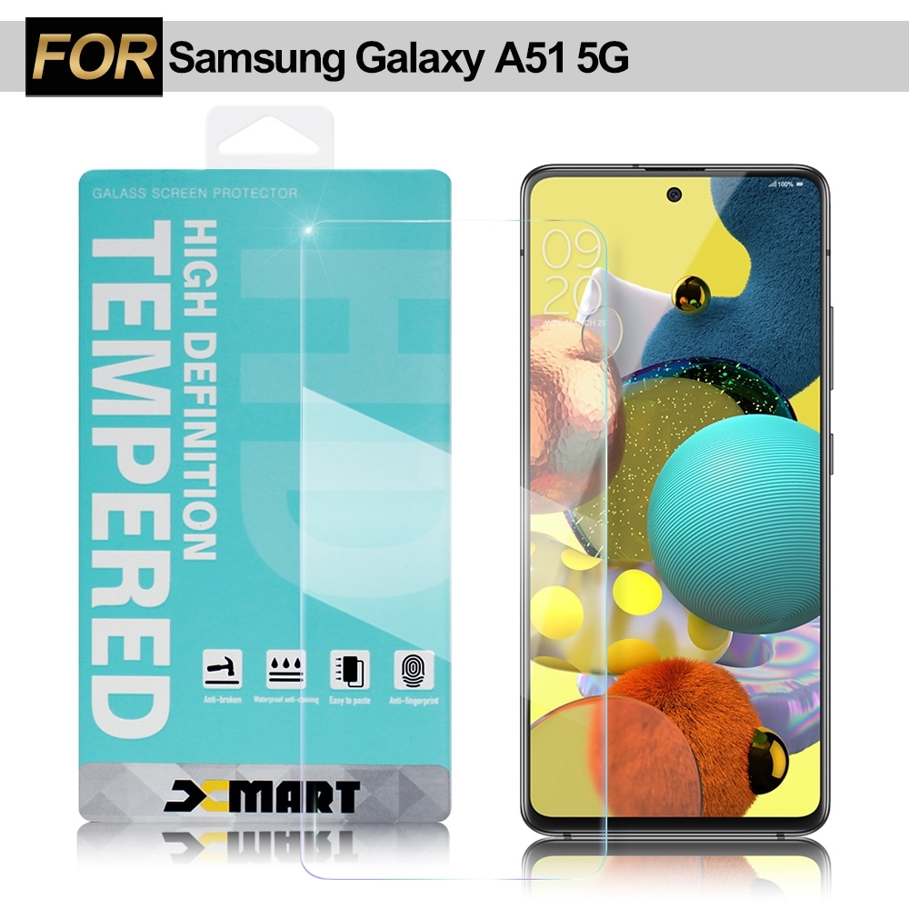 Xmart for Samsung Galaxy A51 5G 薄型9H玻璃保護貼-非滿版