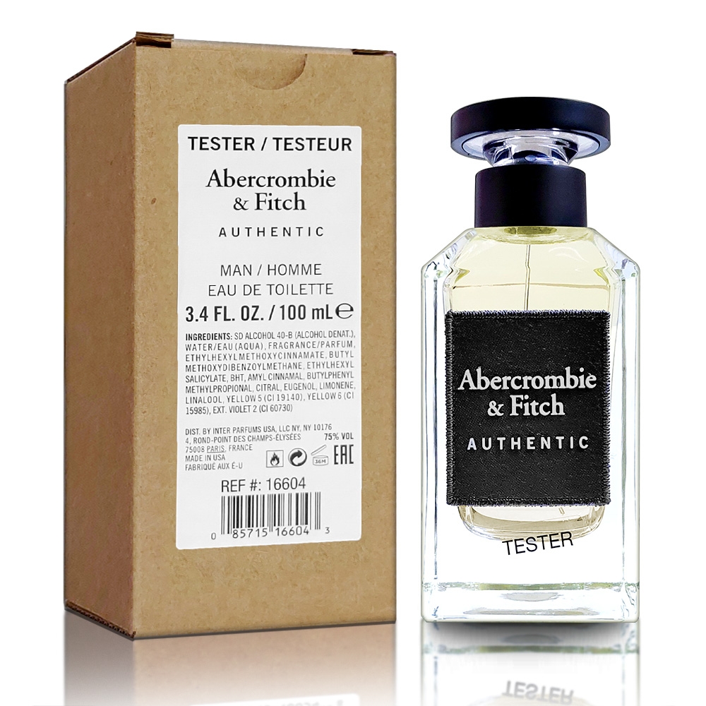 Abercrombie & Fitch A&F 真我男性淡香水 100ml TESTER 環保包裝