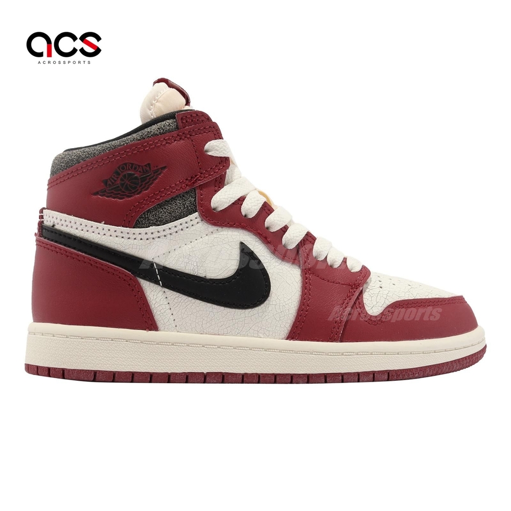 Nike 童鞋Jordan 1 Retro High OG PS 芝加哥Chicago 中童紅白黑FD1412