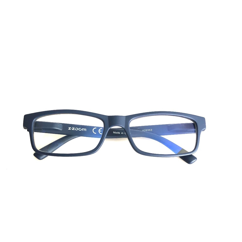 [時時樂限定] Z·ZOOM 老花眼鏡/平光眼鏡 抗藍光防護系列-時尚矩形粗框款 3款任選1
