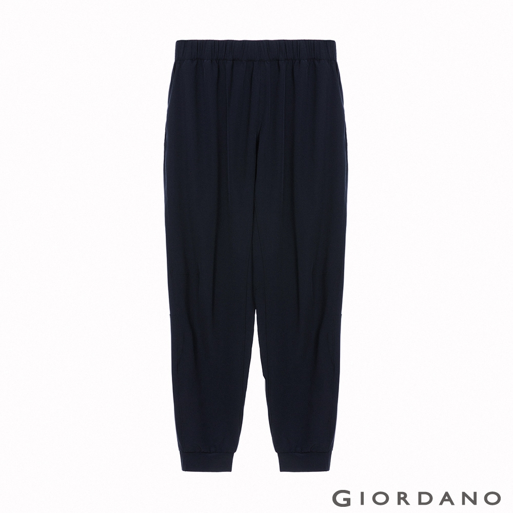 GIORDANO 女裝3M輕薄收納縮口褲 - 16 標誌海軍藍