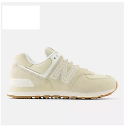 New Balance 574系列 女復古休閒運動鞋-杏色-WL574QB2-B