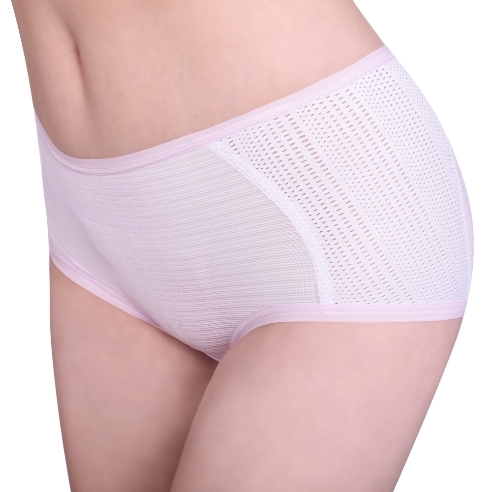 思薇爾 單品褲系列M-XL素面中低腰平口內褲(奶油色)