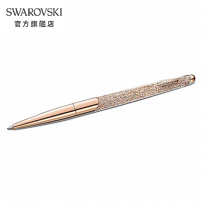 SWAROVSKI 施華洛世奇 Crystalline Nova 玫金色白水晶圓珠筆