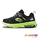 【LOTTO 義大利】童鞋 ARIA' LITE  氣墊跑鞋(黑綠-LT4AKR5940) product thumbnail 1