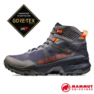 MAMMUT 長毛象 男 Sertig II Mid GTX 輕巧耐用多功能鞋.登山健行_深鈦金灰