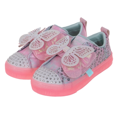 SKECHERS 女童系列 燈鞋 SHUFFLE BRIGHTS - 314270LLPMT