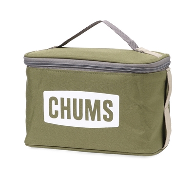 CHUMS Logo Spice Case調味瓶收納袋-卡其綠-CH603771M022